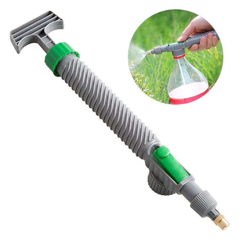 High Pressure Manual Water Sprayer Adjustable Nozzle Bottle Head For Gardening And Cleaning 6