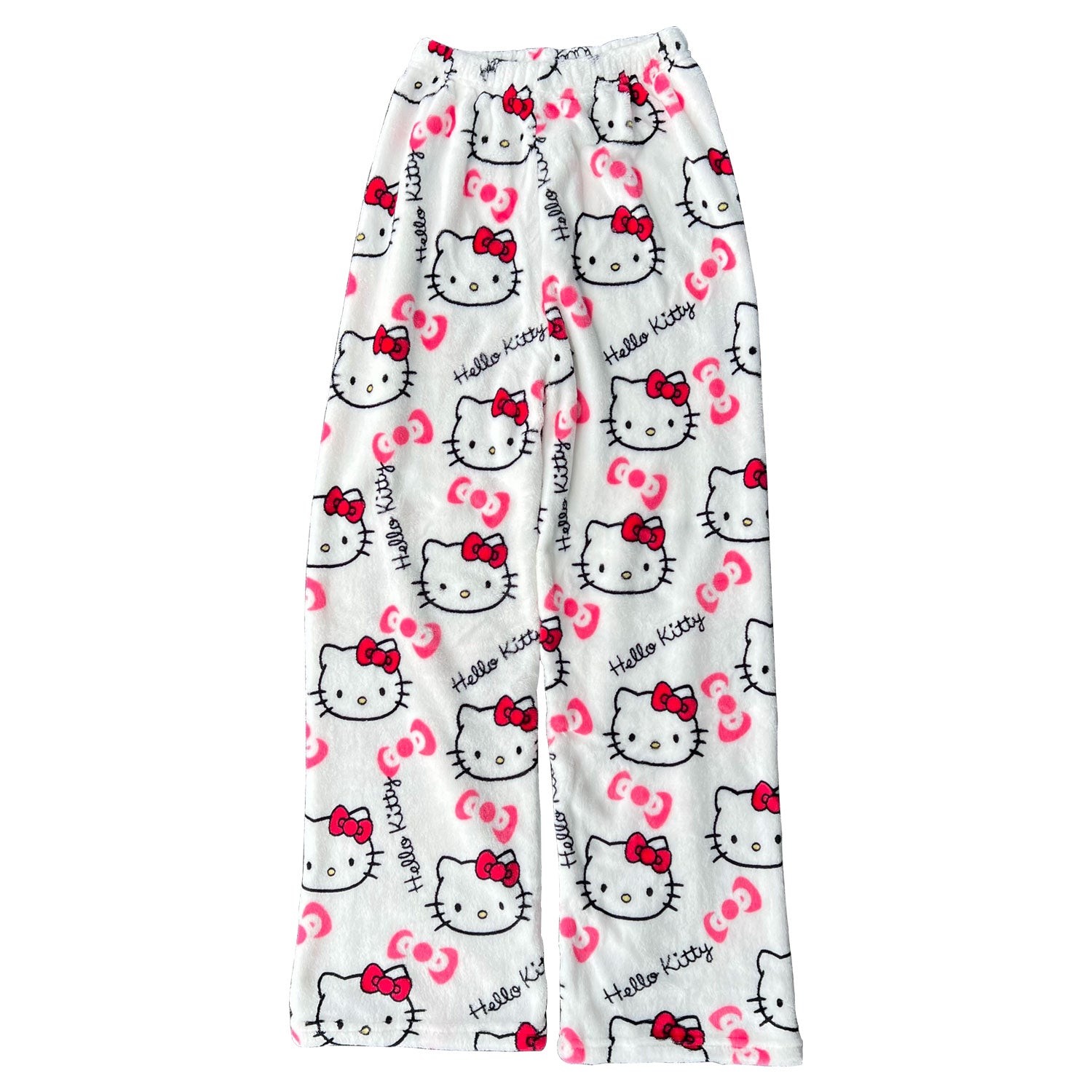 Sanrio Hello Kitty Pajama Pants for Women, Cute Cartoon Anime Sleepwear Trousers for Couples & Home Leisure