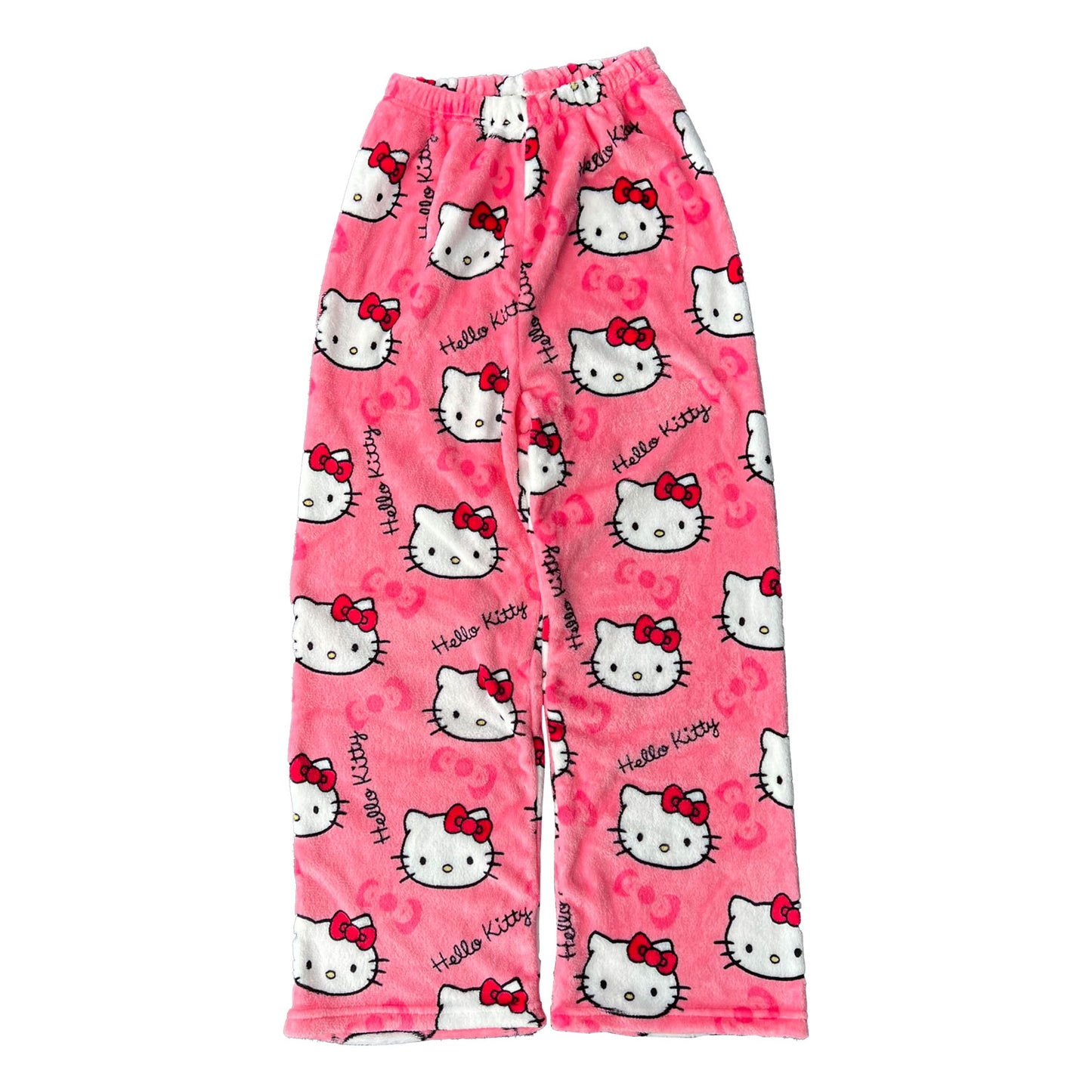 Sanrio Hello Kitty Pajama Pants for Women, Cute Cartoon Anime Sleepwear Trousers for Couples & Home Leisure