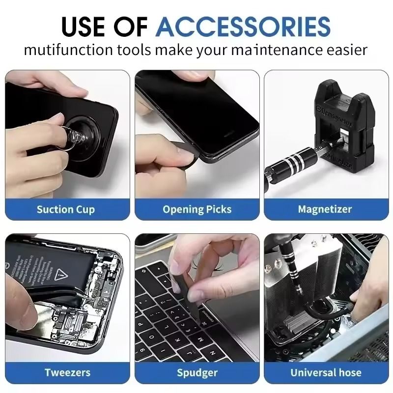 115 In 1 MultiPurpose Precision Screwdriver Set For Phone And Electronics Repair 4