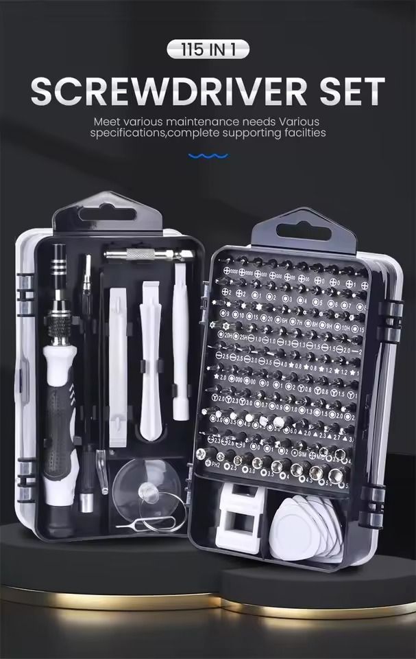 115 In 1 MultiPurpose Precision Screwdriver Set For Phone And Electronics Repair 5