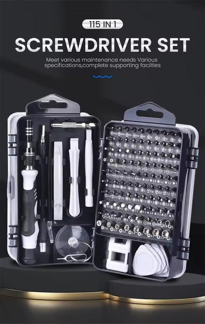 115 In 1 MultiPurpose Precision Screwdriver Set For Phone And Electronics Repair 5