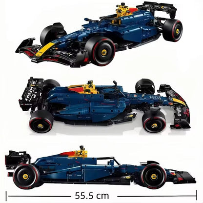 RB20 F1 Racing Car 42206 Building Blocks Kit 1639PCS Technical MOC Assembly Model Car Bricks Adult  4