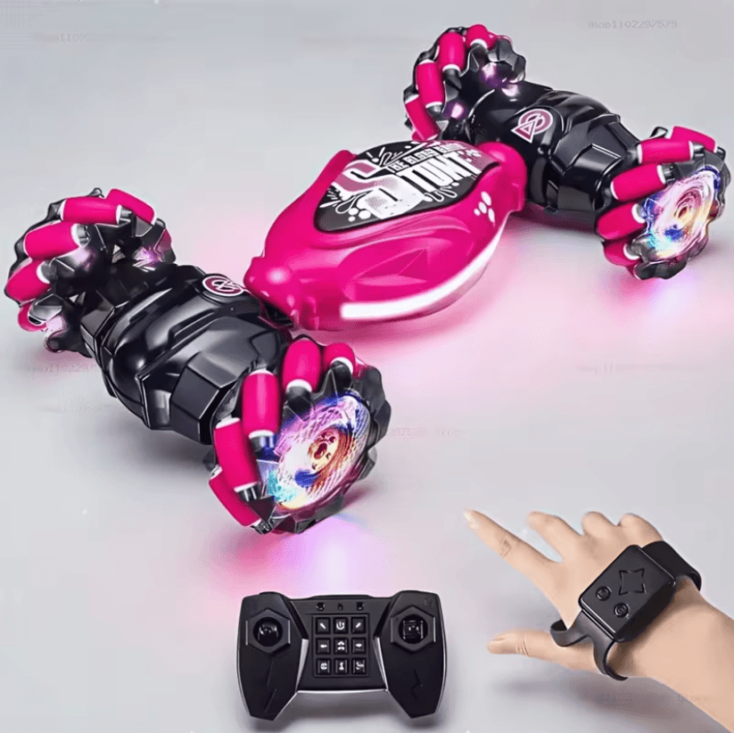 4WD Drift  Gesture Control RC Stunt Car With LED Lights 4