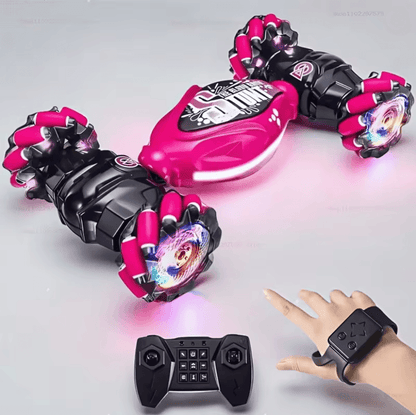 4WD Drift  Gesture Control RC Stunt Car With LED Lights 4