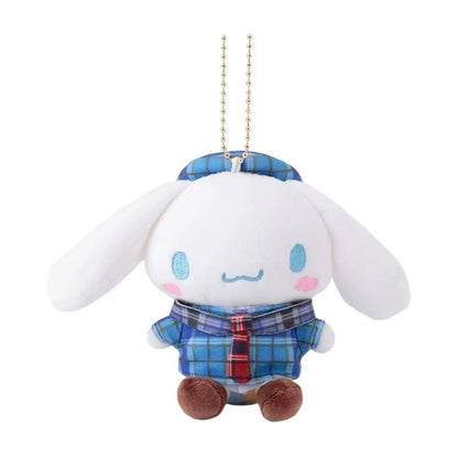 Kawaii Hello Kitty Kuromi Plush Keychain Sanrioed Cute Doll Pendant For Bags Kids Car Gifts  Christ 6