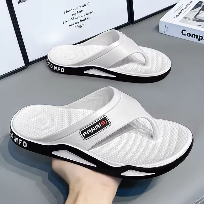Summer Mens Flip Flops Comfortable Outdoor Beach Sandals Casual House Shoes 2