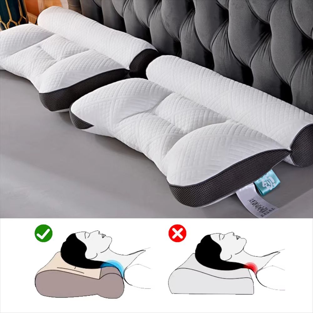 Memory Foam Pillow Ergonomic Pillow Orthopedic Pillow Cervical Support Pillow Slow Rebound Pillow 4