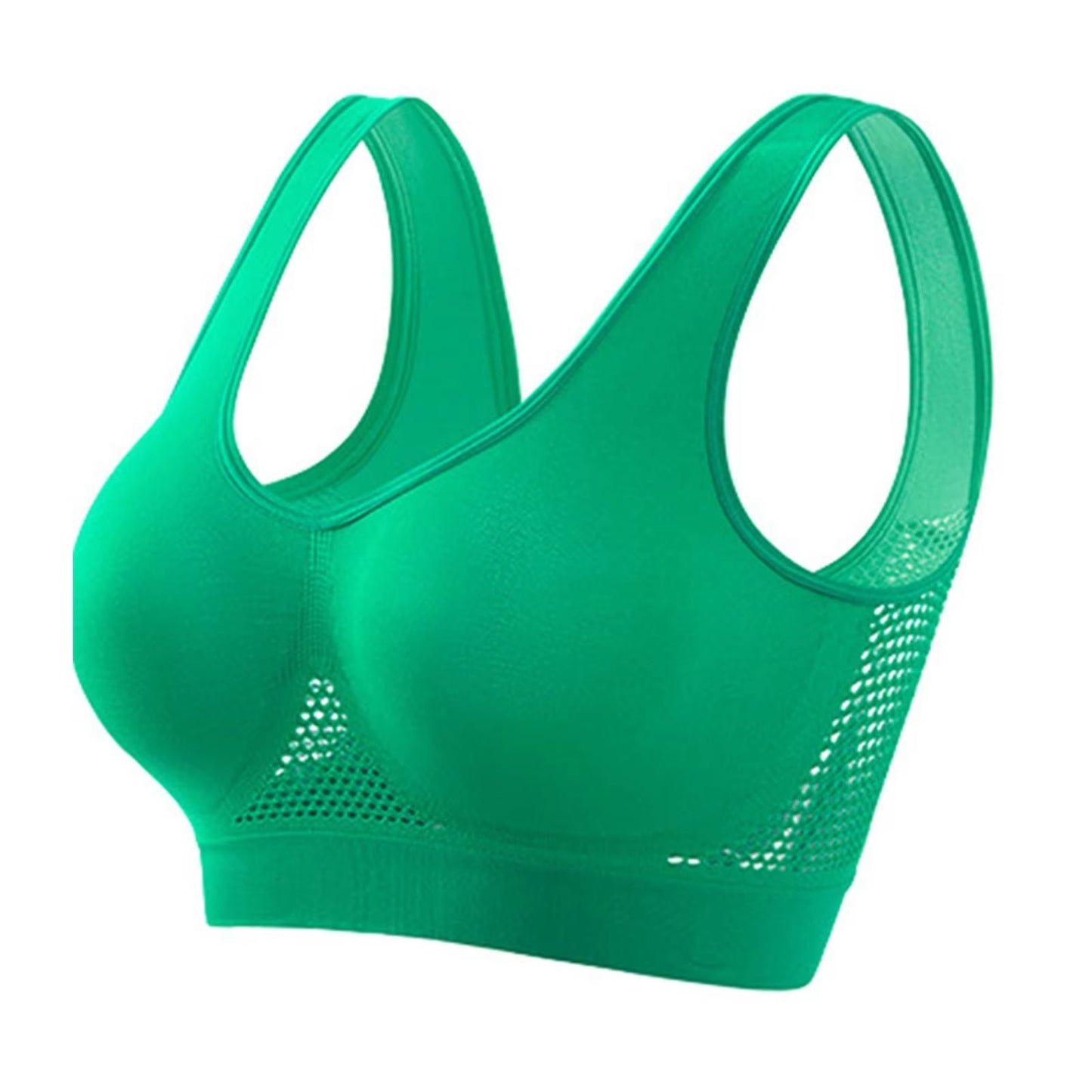 FlexEase Yoga Sports Bra Padded Crop Top  Breathable Activewear With Sizes S4XL 14