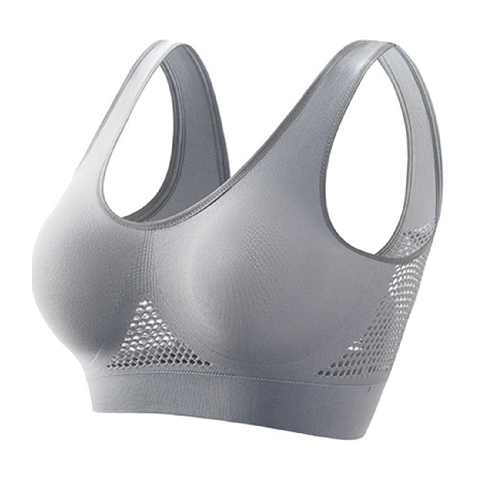FlexEase Yoga Sports Bra Padded Crop Top  Breathable Activewear With Sizes S4XL 13
