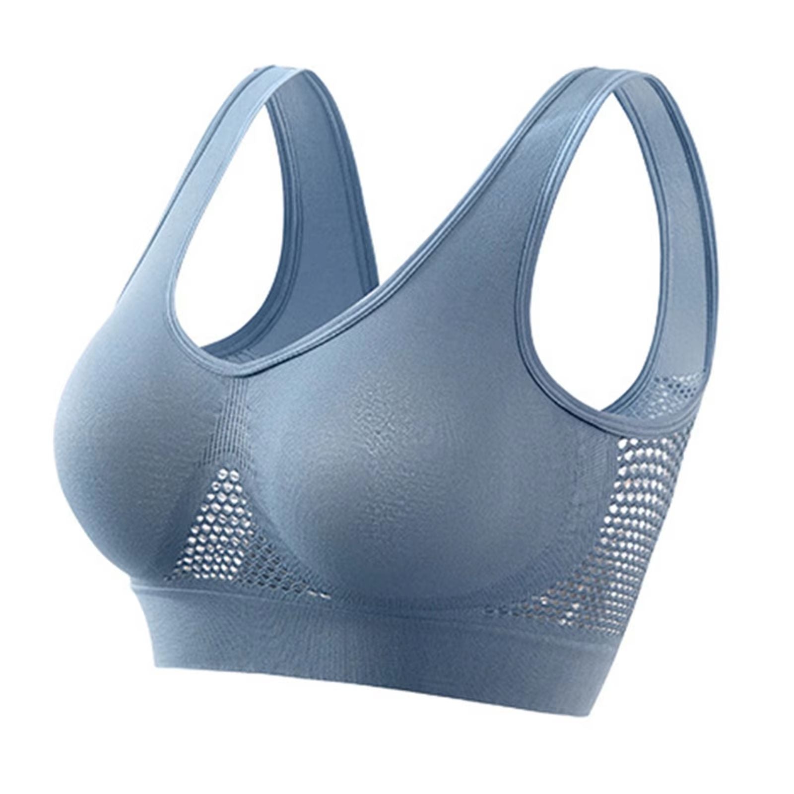 FlexEase Yoga Sports Bra Padded Crop Top  Breathable Activewear With Sizes S4XL 8