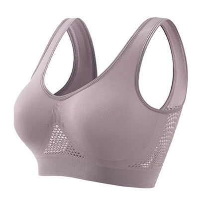 FlexEase Yoga Sports Bra Padded Crop Top  Breathable Activewear With Sizes S4XL 10