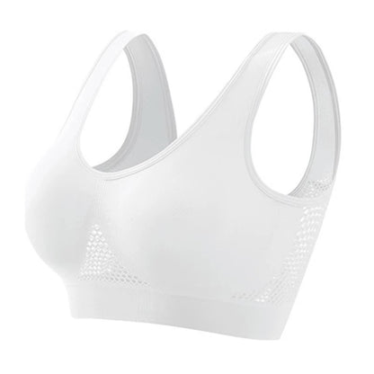 FlexEase Yoga Sports Bra Padded Crop Top  Breathable Activewear With Sizes S4XL 17