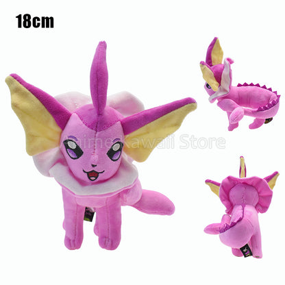Pokemon Plush Toy, Mimikyu Eevee Umbreon Flareon Jolteon Vaporeon Glaceon Sylveon Espeon Evolution Stuffed Peluche Doll