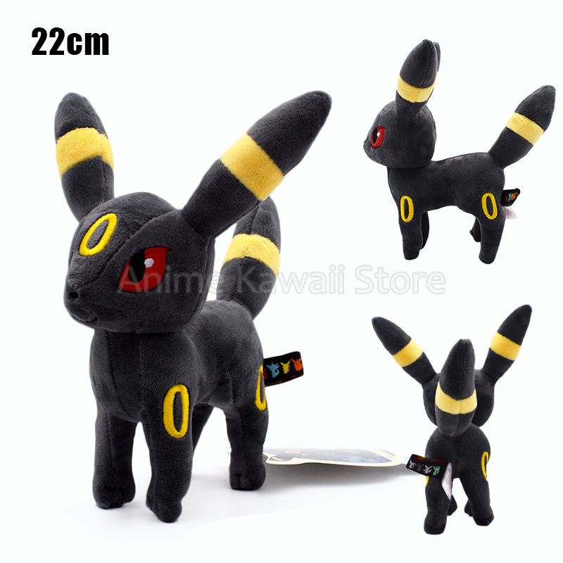 Pokemon Plush Toy, Mimikyu Eevee Umbreon Flareon Jolteon Vaporeon Glaceon Sylveon Espeon Evolution Stuffed Peluche Doll