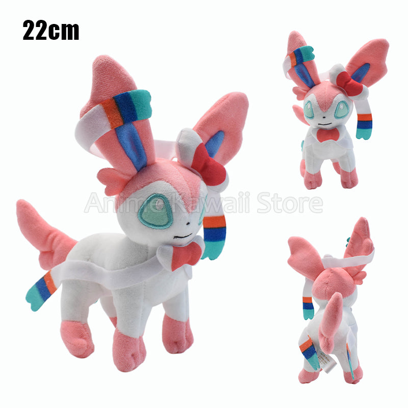 Pokemon Plush Toy, Mimikyu Eevee Umbreon Flareon Jolteon Vaporeon Glaceon Sylveon Espeon Evolution Stuffed Peluche Doll