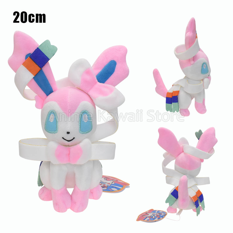 Pokemon Plush Toy, Mimikyu Eevee Umbreon Flareon Jolteon Vaporeon Glaceon Sylveon Espeon Evolution Stuffed Peluche Doll