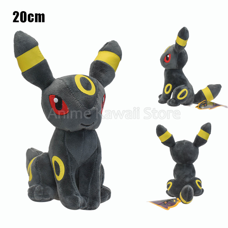 Pokemon Plush Toy, Mimikyu Eevee Umbreon Flareon Jolteon Vaporeon Glaceon Sylveon Espeon Evolution Stuffed Peluche Doll