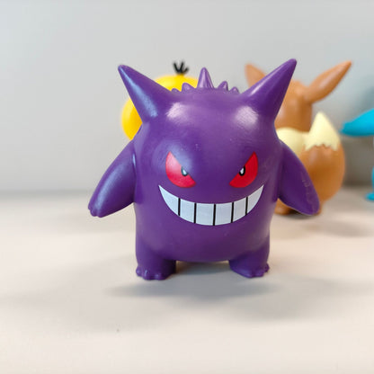 Pokemon Pikachu Anime Figures, Action Model Toys for Kids & Collectors, Bulbasaur, Squirtle, Psyduck, Jigglypuff