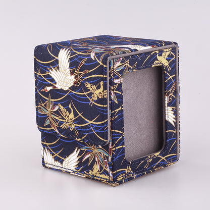 Trading Card Deck Box Case, Carrying Organizer Holder for MTG, TCG, Commander, Board Games, Collectible Card Storage