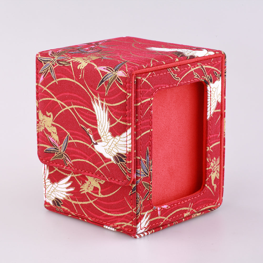 Trading Card Deck Box Case, Carrying Organizer Holder for MTG, TCG, Commander, Board Games, Collectible Card Storage
