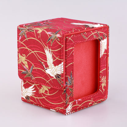 Trading Card Deck Box Case, Carrying Organizer Holder for MTG, TCG, Commander, Board Games, Collectible Card Storage