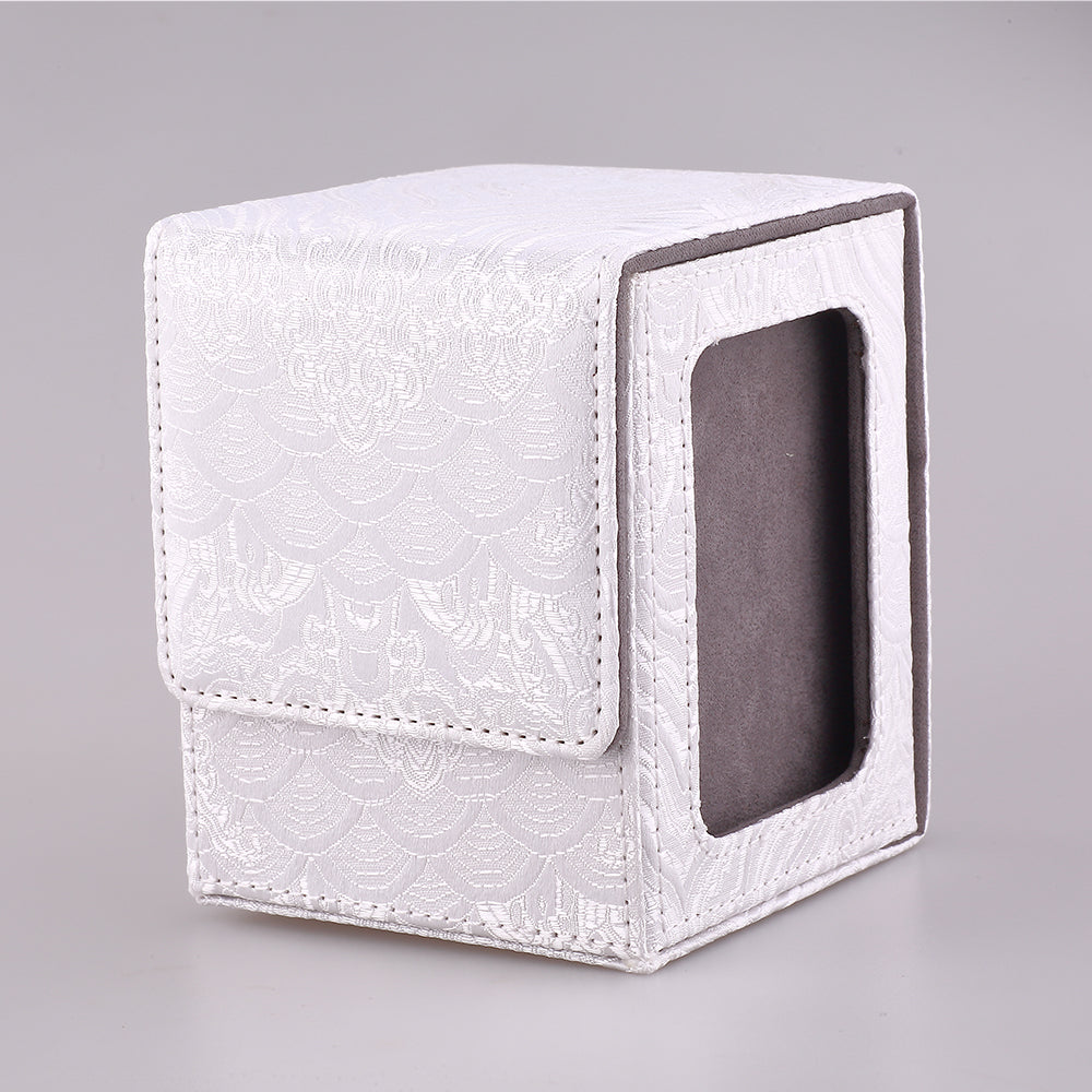 Trading Card Deck Box Case, Carrying Organizer Holder for MTG, TCG, Commander, Board Games, Collectible Card Storage