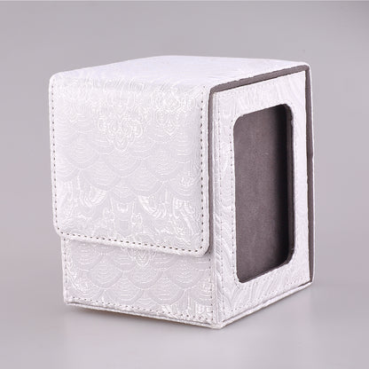 Trading Card Deck Box Case, Carrying Organizer Holder for MTG, TCG, Commander, Board Games, Collectible Card Storage
