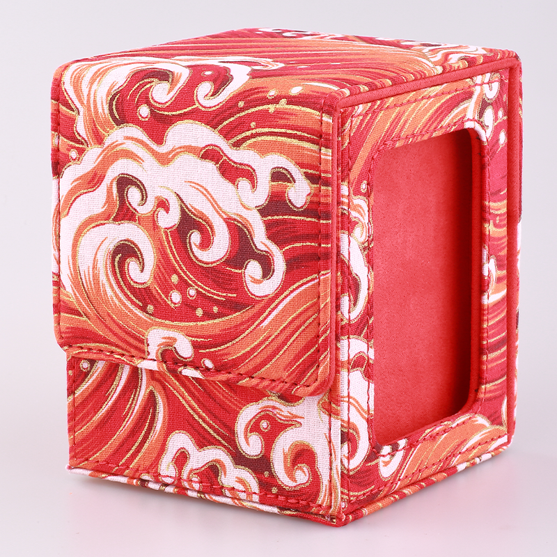 Trading Card Deck Box Case, Carrying Organizer Holder for MTG, TCG, Commander, Board Games, Collectible Card Storage