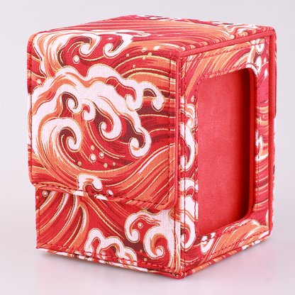 Trading Card Deck Box Case, Carrying Organizer Holder for MTG, TCG, Commander, Board Games, Collectible Card Storage