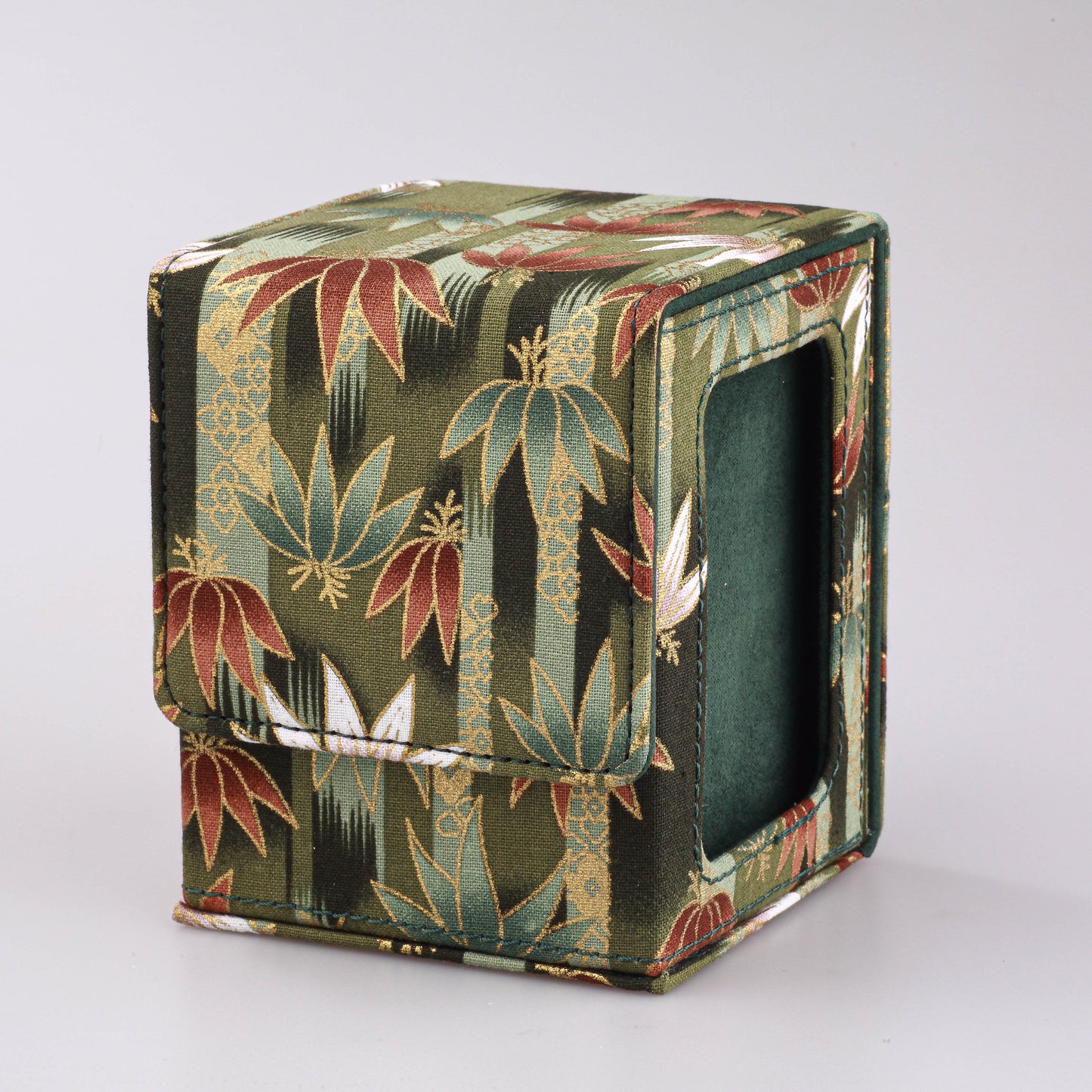 Trading Card Deck Box Case, Carrying Organizer Holder for MTG, TCG, Commander, Board Games, Collectible Card Storage