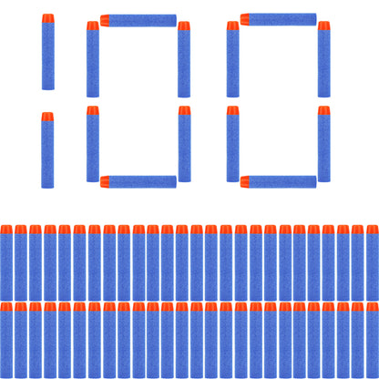 Blue Round Head Bullets Foam EVA Nerf N Strike Elite Series Refill Toy Gun Darts 6