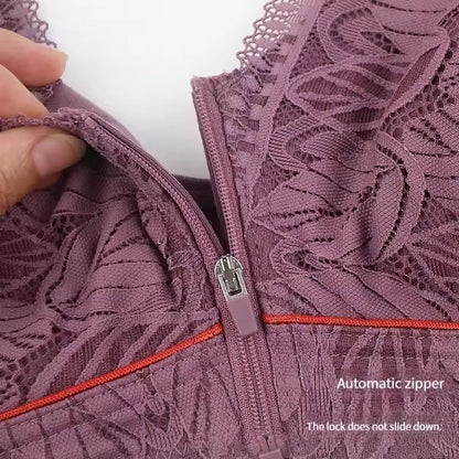 Front Zip Sports Yoga Bra With Cotton Cups 3