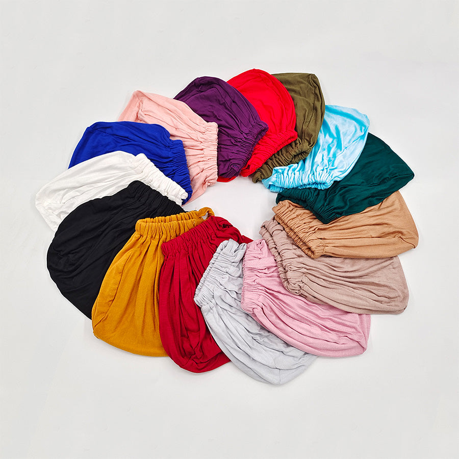 Women Soft Modal Inner Hijab Cap Islamic Underscarf Bonnet Turban Hat Headwrap Turbante Mujer Lightweight Breathable