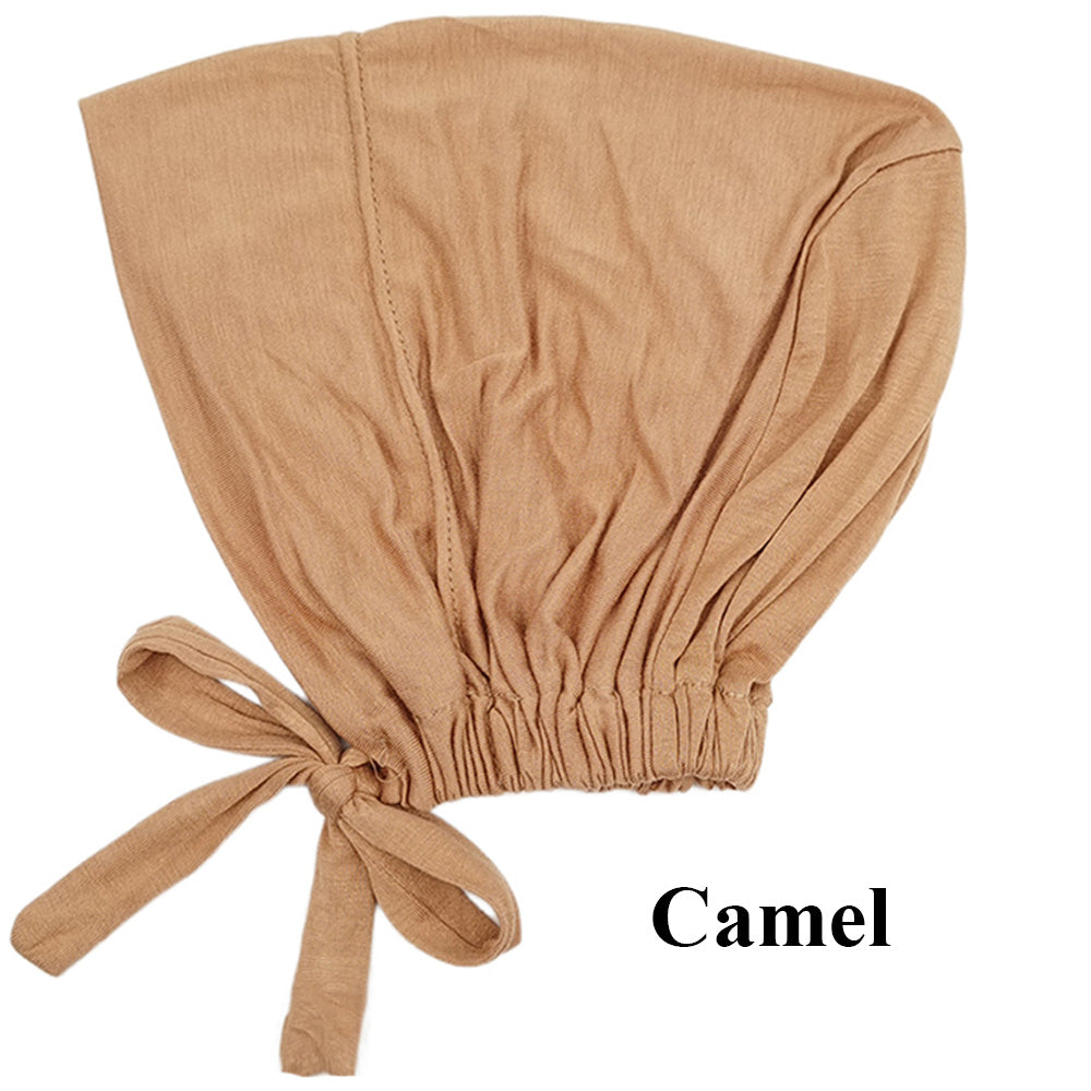 Women Soft Modal Inner Hijab Cap Islamic Underscarf Bonnet Turban Hat Headwrap Turbante Mujer Lightweight Breathable