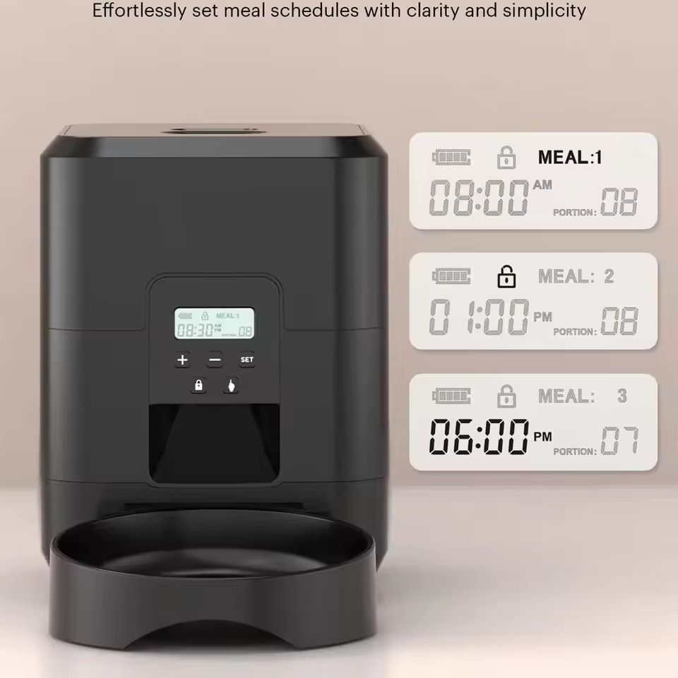 Smart Pet Feeder With Timed Food Dispensing For Cats And Dogs 2