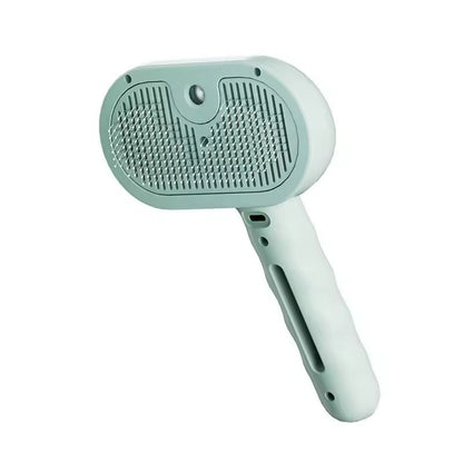 Pet Steam Massage Brush With Hair Removal Comb For Dogs And Cats 8