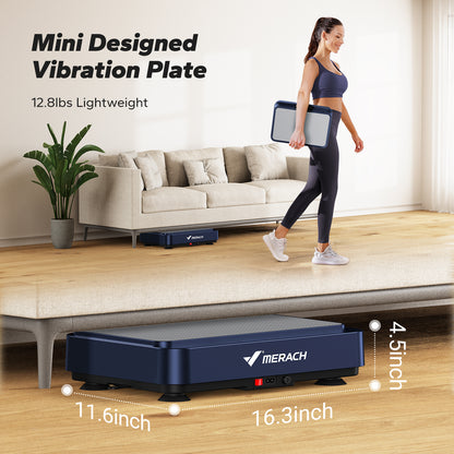 MERACH Vibration Plate Exercise Machine For Fat Burning  Weight Loss Relieve Pain Help Sleep  Vibra