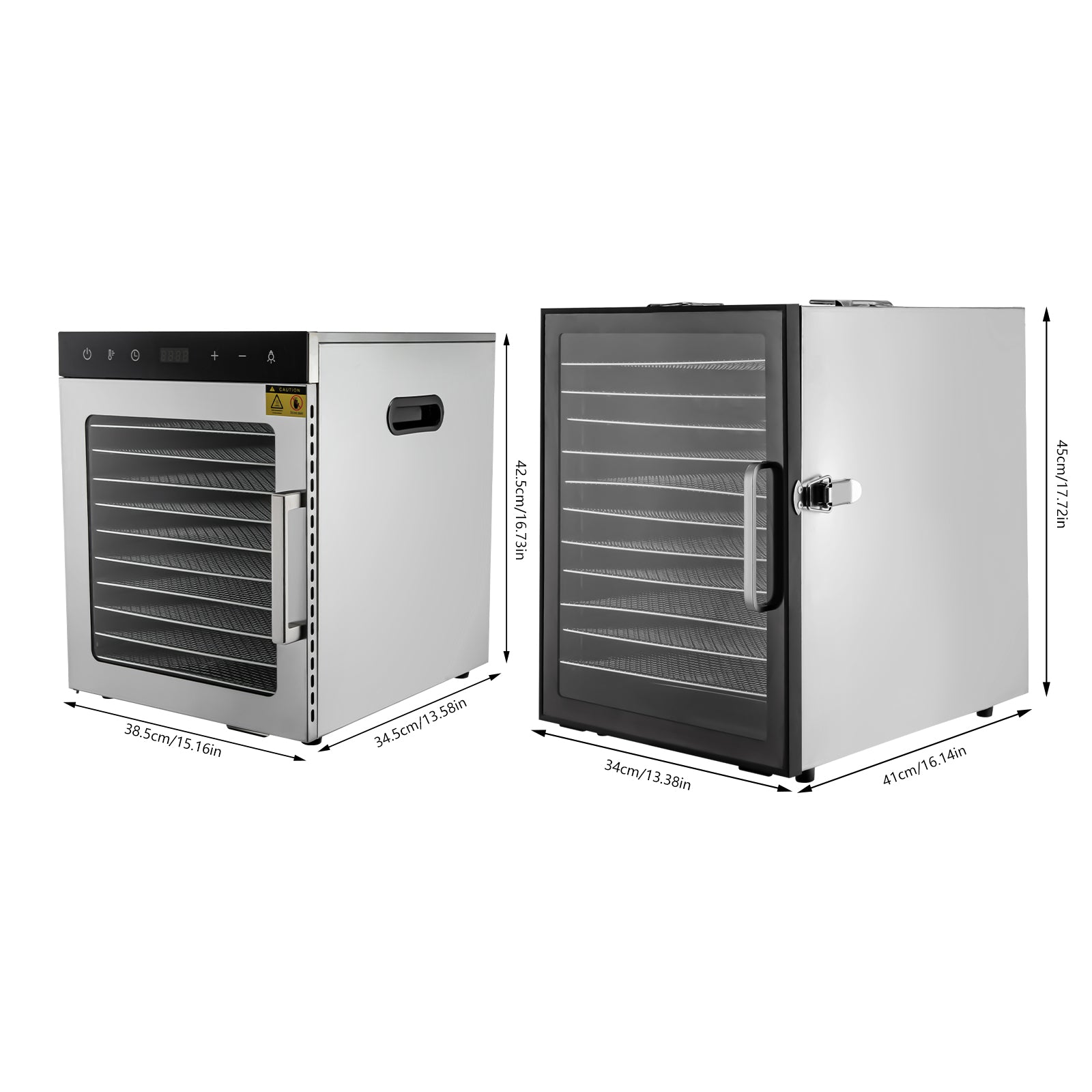 HighCapacity Electric Food Dryer Machine With Digital Temperature Control Trays Dehydrator For Jerk 4