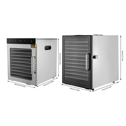 HighCapacity Electric Food Dryer Machine With Digital Temperature Control Trays Dehydrator For Jerk 4