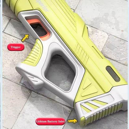 Electric Water Gun For Kids 43cm Automatic High Power Blaster With Water Storage For Summer Outdoor 3