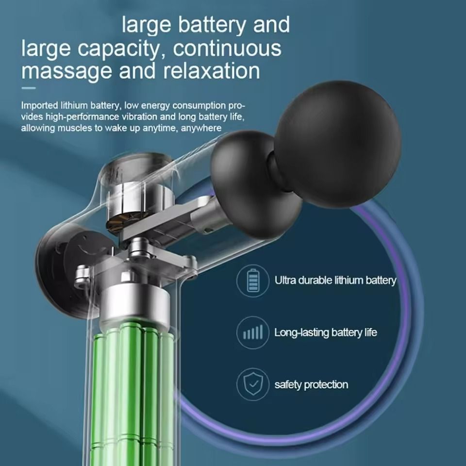 Portable Vibration Massage Gun For Deep Muscle Relaxation And Fitness Recovery 2