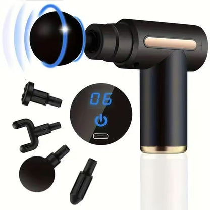 Portable Vibration Massage Gun For Deep Muscle Relaxation And Fitness Recovery 5