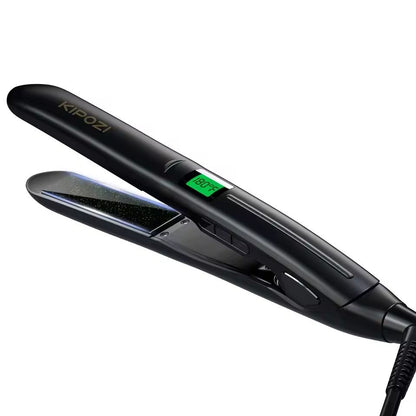 Titanium Digital Flat Iron With LCD Display And Dual Voltage For Smooth Styling 6