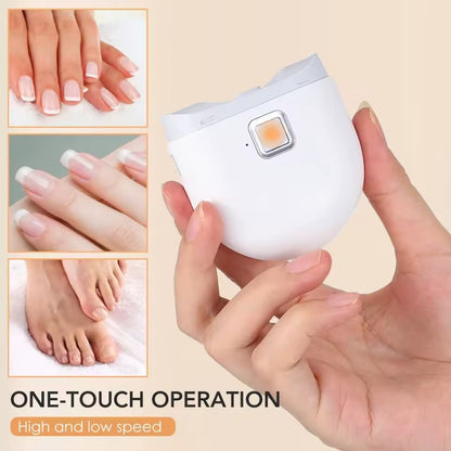 Electric Nail Clipper With LED Light And Nail Polishing Grinder For Children And Adults 4