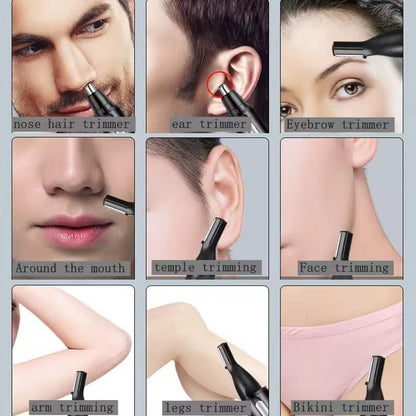 Rechargeable All In One Nose Ear Hair Trimmer Grooming Kit For Men 1