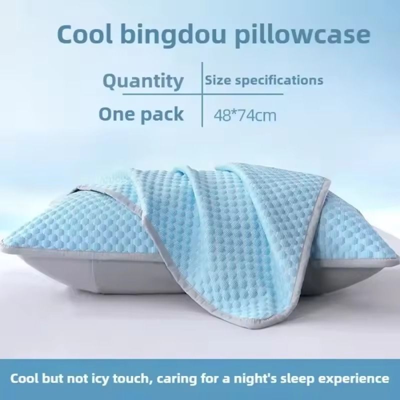 Summer Cooling Pillowcase Ice Bean Cover For Air Conditioned Rooms 48x74cm 6