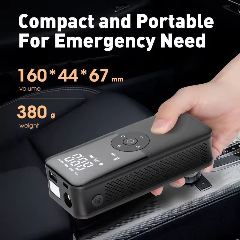 CARSUN Cordless Digital Tire Inflator For Cars Motorcycles Bicycles And Balls 4
