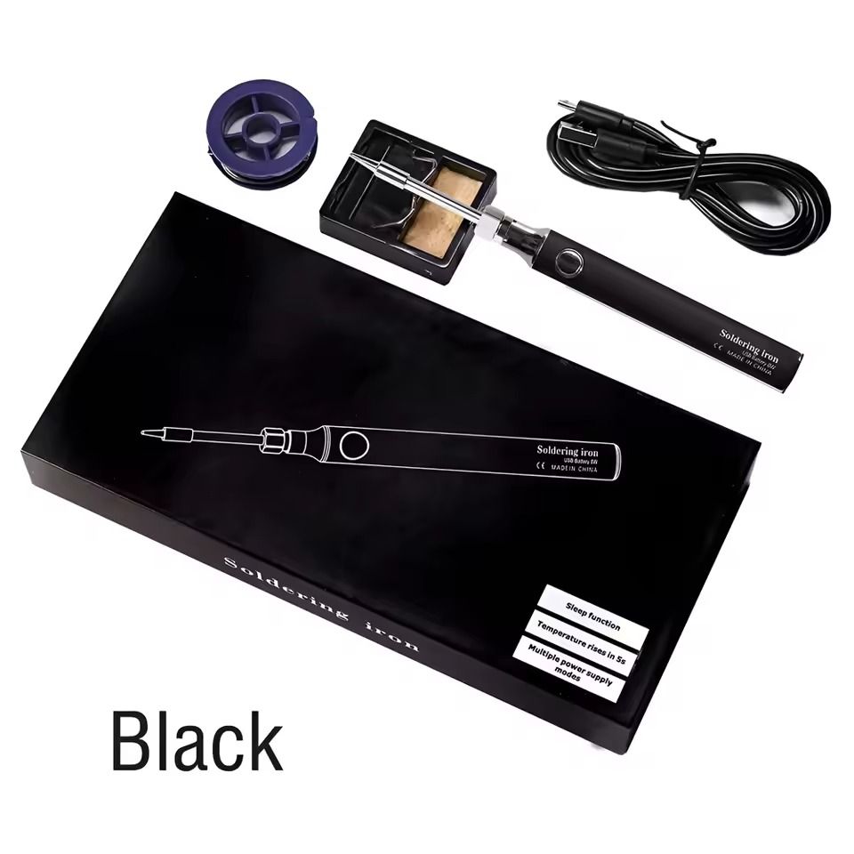 Portable USB Rechargeable Soldering Iron With Wireless Charging 8W Electric Welding Tool 7