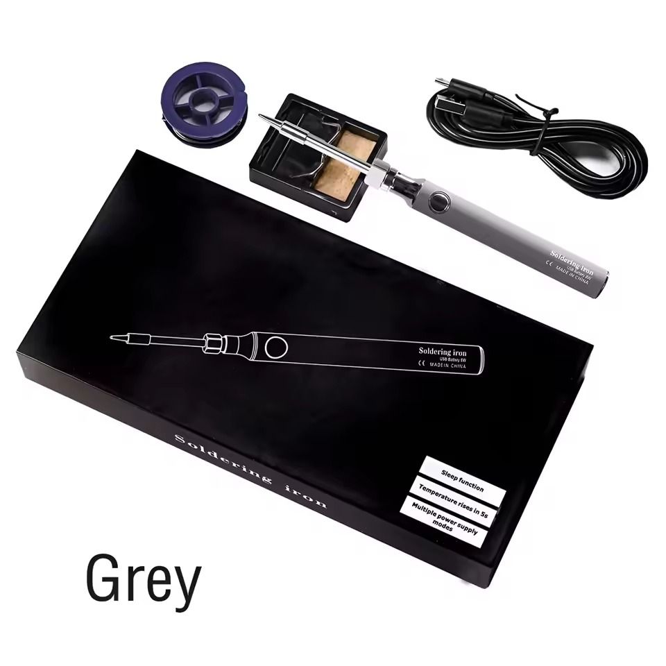 Portable USB Rechargeable Soldering Iron With Wireless Charging 8W Electric Welding Tool 8